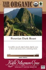 Fair Trade Organic Peruvian Dark Roast Coffee